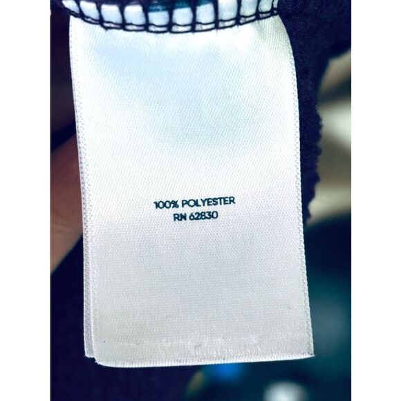 Lands’ End Women’s Size XS Heathered Purple Cowl Neck Fleece Pullover Sweater - Picture 11 of 13